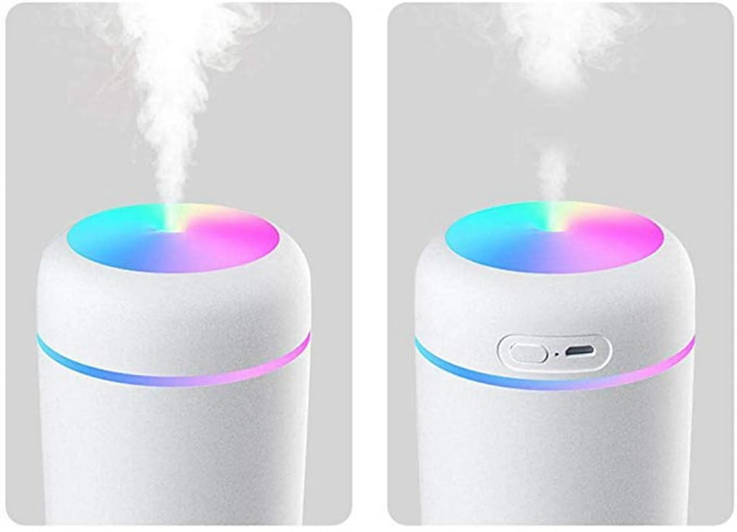 Colorful Humidifier Portable Mini Humidifier 300Ml Cool Mist Humidifier with Night Light Humidifier